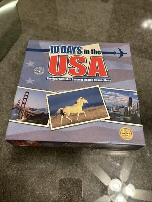 10 Days in the USA - Logic / Puzzle Mensa Select - 2004 Family Board Game - Image 1 of 3