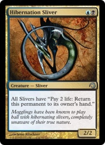 Hibernation Sliver - Foil ~ Moderately Played Premium Deck Series: Slivers MTG M - Image 1 of 1