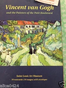 Vincent Van Gogh and the Painters of the Petit Boulevard 10 Note Cards + New box - Picture 1 of 2