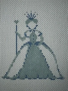 Plum Stitchery Blue Alice im Wunderland 13m Nadelspitze Leinwand - Bild 1 von 7