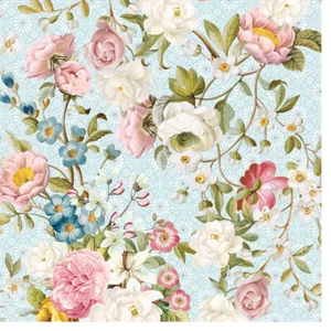 FRÜHLINGSBOTEN BLÜTEN  / 4 MOTIVSERVIETTEN 33 X 33 / SPRING FESTIVAL / EASY LIFE - Bild 1 von 2