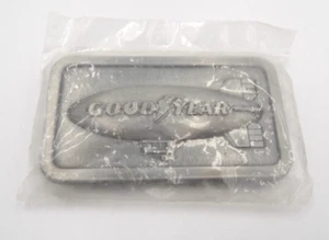 Vintage 1974 GOODYEAR TIRE & RUBBER CO. Belt Buckle NOS in Plastic - Picture 1 of 5