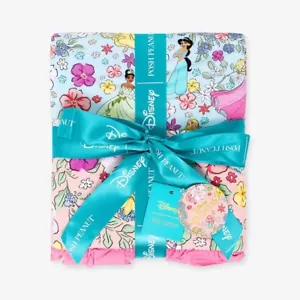 Posh Peanut 👑� Manta de bambú patoo princesa princesas Disney OG con volantes - Imagen 1 de 10