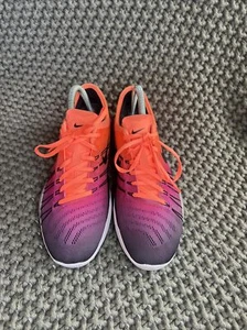 Nike Free TR 6 Orange & Purple Sneakers Running Shoes Women Size 7 849804-800 - Picture 1 of 11