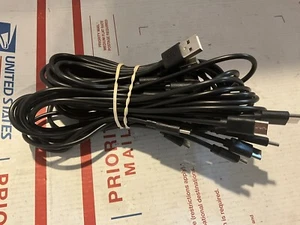 lot Of 10 3ft USB-C to USB ACable Charging Cords - Picture 1 of 3