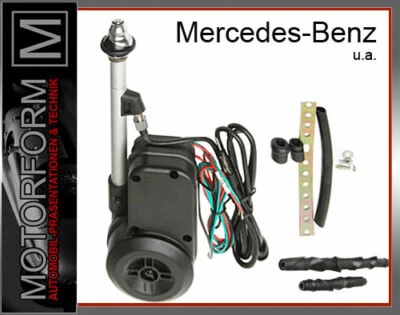 MOTORFORM Mercedes SL R107 W107 Antenna Completamente Automatica Cromata 560SL 380SL 280SL