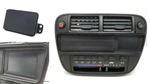 1996-1998 Honda Civic Clock Delete Plate Replica_EK dashboard pocket blanking 97 - Picture 1 of 7