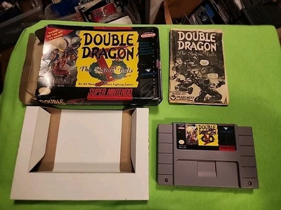 Double Dragon V: The Shadow Falls SNES Authentic Works No Manual  - Image 1 of 4
