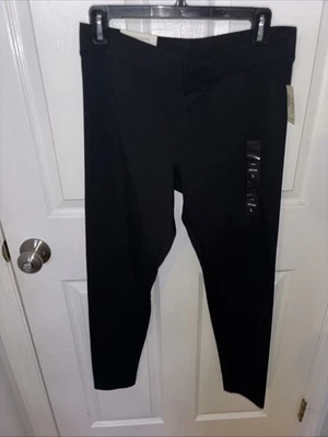 Pantalones Aeropostale para mujer grandes negros perfectos legging tiro medio elásticos yoga nuevos con etiquetas Foto 1 de 4