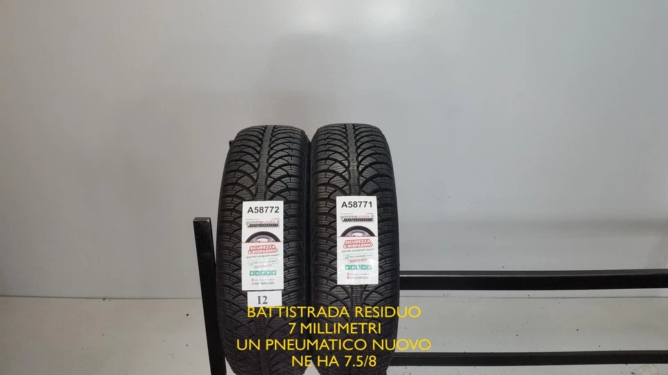 GOMME USATE  TERMICHE 165/60R15 77T FULDA KRISTALL MONTERO 3PNEUMATICI A58772 - Bild 1 von 1