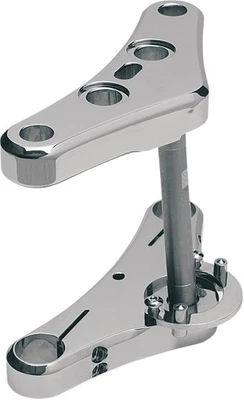Accutronix 41mm Elite Smooth Chrome Triple Tree Set w/7° Rake (TWR741-ESC) - Image 1 of 3