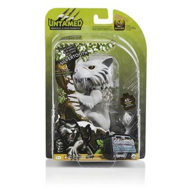 WowWee - Untamed - Silvertooth Sabertooth Fingerling - Interactive