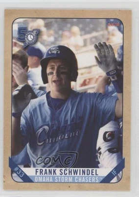 2018 Choice Omaha Storm Chasers Frank Schwindel #20 - Image 1 of 2