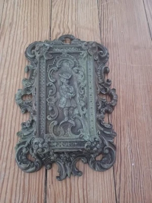 Llamador de puerta antiguo de hierro fundido de la tienda Coal Company - HALLAZGO RARO Foto 1 de 4