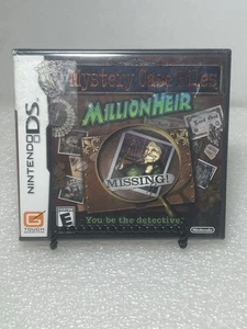 Mystery Case Files: Millionaire (Nintendo DS, 2008) Factory Sealed Y-Fold - Picture 1 of 10