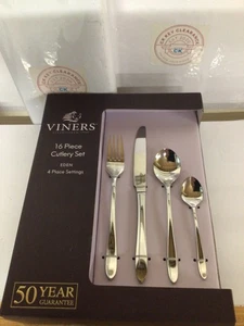 Viners Eden 16 Piece 18/10 Stainless steel Cutlery Set Gift Boxed - Picture 1 of 2