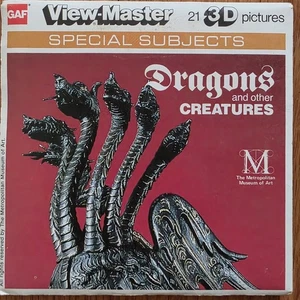 K77 Dragons and Other Creatures Art Metropolitan Museum MOMA View-Master 3D GAF - Picture 1 of 6