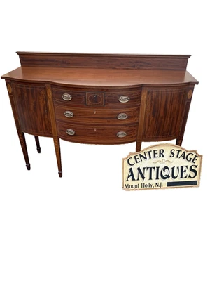 66402 POTTHAST Brothers Custom Hand Made Inlaid  Sideboard Server Cabinet - Image 1 of 4