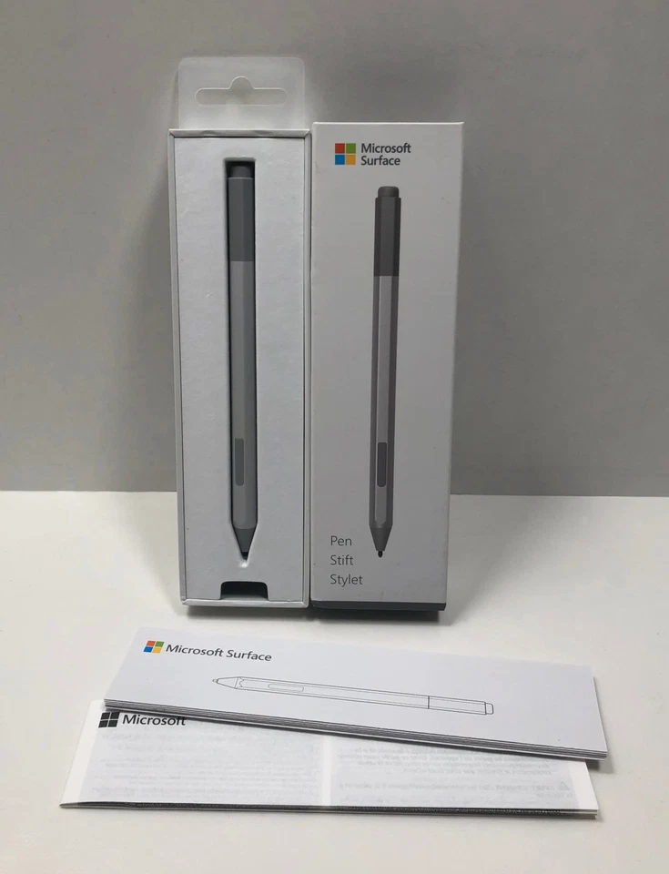 Microsoft Surface Pen Platin/Silber (Model: 1776) aktiver Eingabestift 2 Tasten - Bild 1 von 1