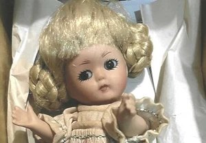 NEU Marie Osmond Petite Armour Goldie 8" Porzellan Puppe Zertifikat Armband Fabrik - Bild 1 von 2