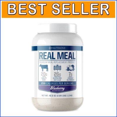 Batido nutritivo de comida real - Proteína de suero saludable y avena sin gluten - 2 sabores Foto 1 de 4