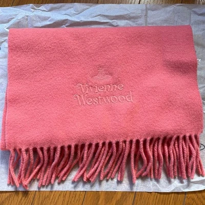 Silenciador Vivienne Westwood Lana Melocotón/Sonny Rosa 180 cm Usado Japón Foto 1 de 2