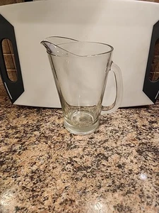 ANCHOR HOCKING Vintage Clear Heavy Glass Pitcher - Picture 1 of 6