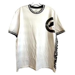 Men's ECKŌ UNLIMITED Crew-Neck T-SHIRT White Rhino Brand - Size L - Picture 1 of 8
