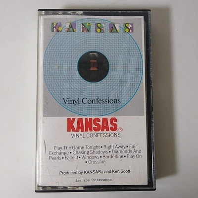 Kansas - Vinyl Confessions - 1982 CBS Records FZT 38002 Cassette Tape - Image 1 of 3