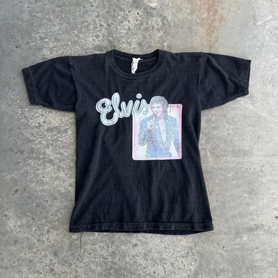 Camisa De Colección 70’ Elvis Presley 1975 Concierto de Música Hierro Sobre Gráfico Camiseta Talla S Foto 1 de 4