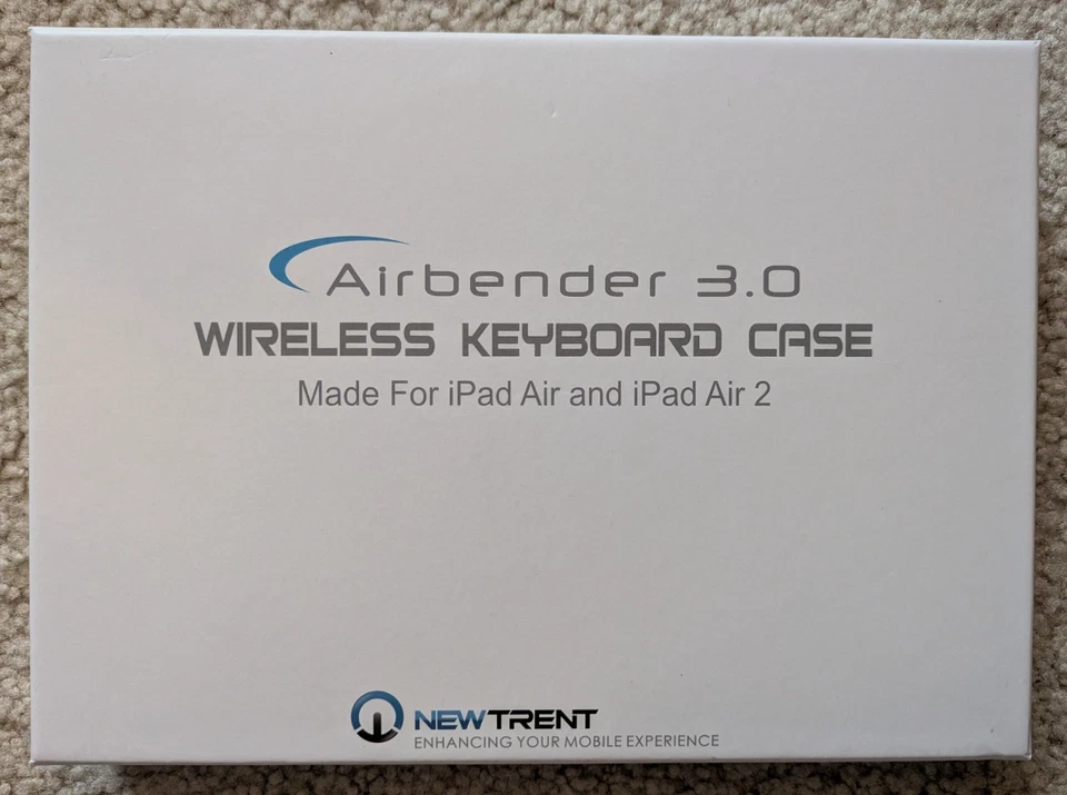 Nova Capa Teclado Sem Fio Trent NT30B Airbender 3.0 para iPad Air 1 e iPad Air 2 - Imagem 1 de 4