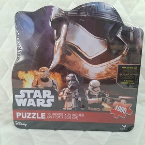 Star Wars Puzzle 1000 Piece Jigsaw The Force Awakens Collector Tin New Sealed - Picture 1 of 9