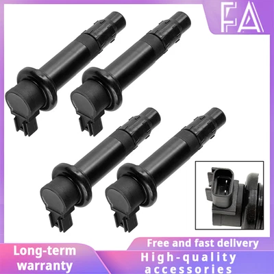 4 Ignition Coil For Yamaha YZF-R6 YZFR6 2008 2009 2010 2011 2012 2013 2014-2016 - Imagem 1 de 4
