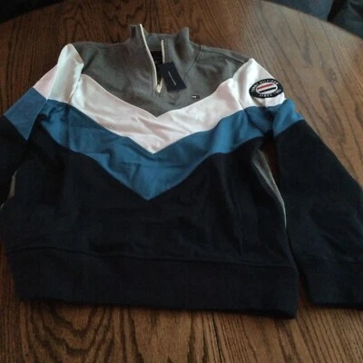 Tommy Hilfiger Hombre Moda Alpina Sudadera, TELA SÚPER SUAVE BIEN HECHA NUEVA 👀 Foto 1 de 4