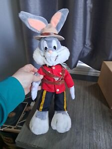 Bugs Bunny Warner Bros RCMP Plush Canadian Mountie