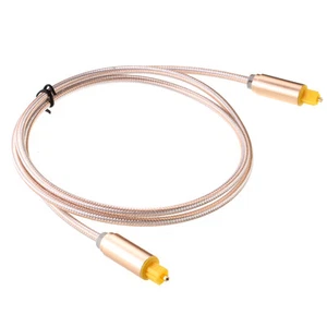Premium OD4.0 Toslink Digital Optical Audio Cable SPDIF Fibre Optic Lead 1m-5m - Picture 1 of 5
