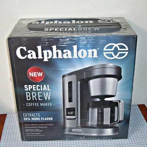 【NEW】CALPHALON SPECIAL BREW 10 CUP COFFEE MAKER, DARK STAINLESS STEEL (BVCLDCG1) - Picture 1 of 11