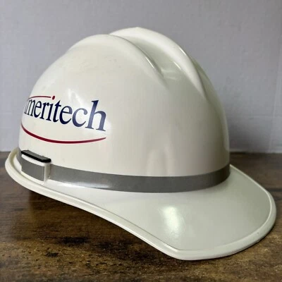 Vintage E.D. Bullard Hard Boiled Hard Hat Model 302RT Rain Trough - Ameritech - Image 1 of 4