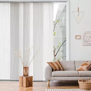 GoDear Design Adjustable Sliding Panel Track Blinds, Vertical Blinds, Hanging... - Picture 1 of 7