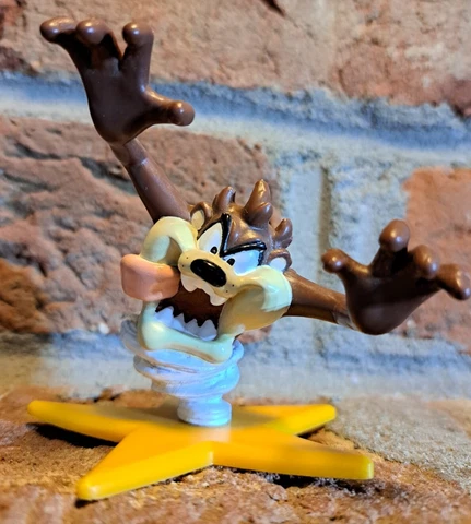 Tazmanian Devil Taz Figurine Star Base Applause Looney Tunes 1996 3" pvc figure Cover