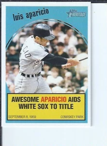 Luis Aparcio 2008 Topps Heritage Baseball Flashbacks - Picture 1 of 1