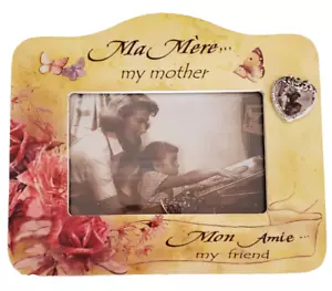 Keypoint Ma Mere My Mother Mon Amie My Friend Picture Frame Easel Back 4x6 Photo - Picture 1 of 2
