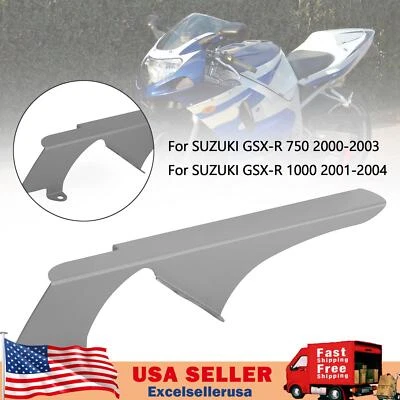 Cubierta protectora de cadena de piñón para SUZUKI GSXR 1000 GSX-R 750 2000-03 color titanio UE Foto 1 de 4