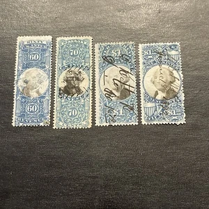 US STAMPS #R116cc,r117cc,118,120–REVENUE Stamps Used Ng - Picture 1 of 2