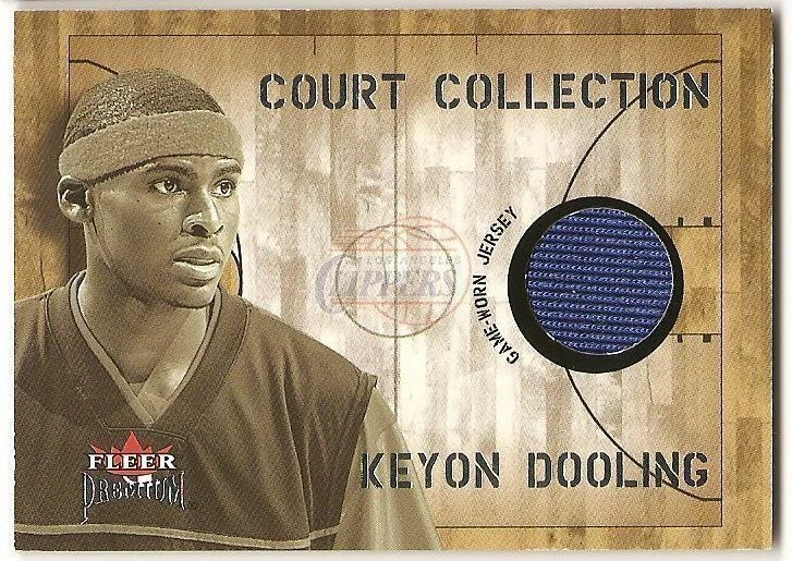 Camiseta Fleer Premium Keyon Dooling Court Collection Clippers 2002-03 Foto 1 de 1