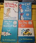 Vintage Dr Seuss P.D. Eastman livre chat dans le chapeau êtes-vous ma mère enseignez à mon chiot