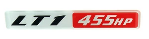 LT1 455 HORSEPOWER CAMARO EMBLEM (B) Super Sized SATIN - Picture 1 of 2