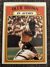 1972 Topps - In Action #552 Ollie Brown San Diego Padres