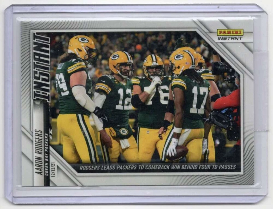 AARON RODGERS 2021 Panini Instant /135 #140 Green Bay Packers ID:27061 - Image 1 of 2