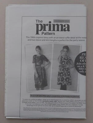 Prima Pattern (Dress) December 2021 - Image 1 of 2